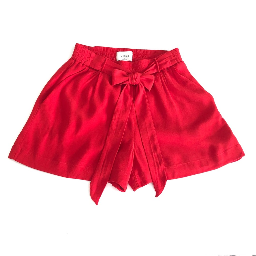 Wilfred Georgette Woman’s Short Red Short Size S.